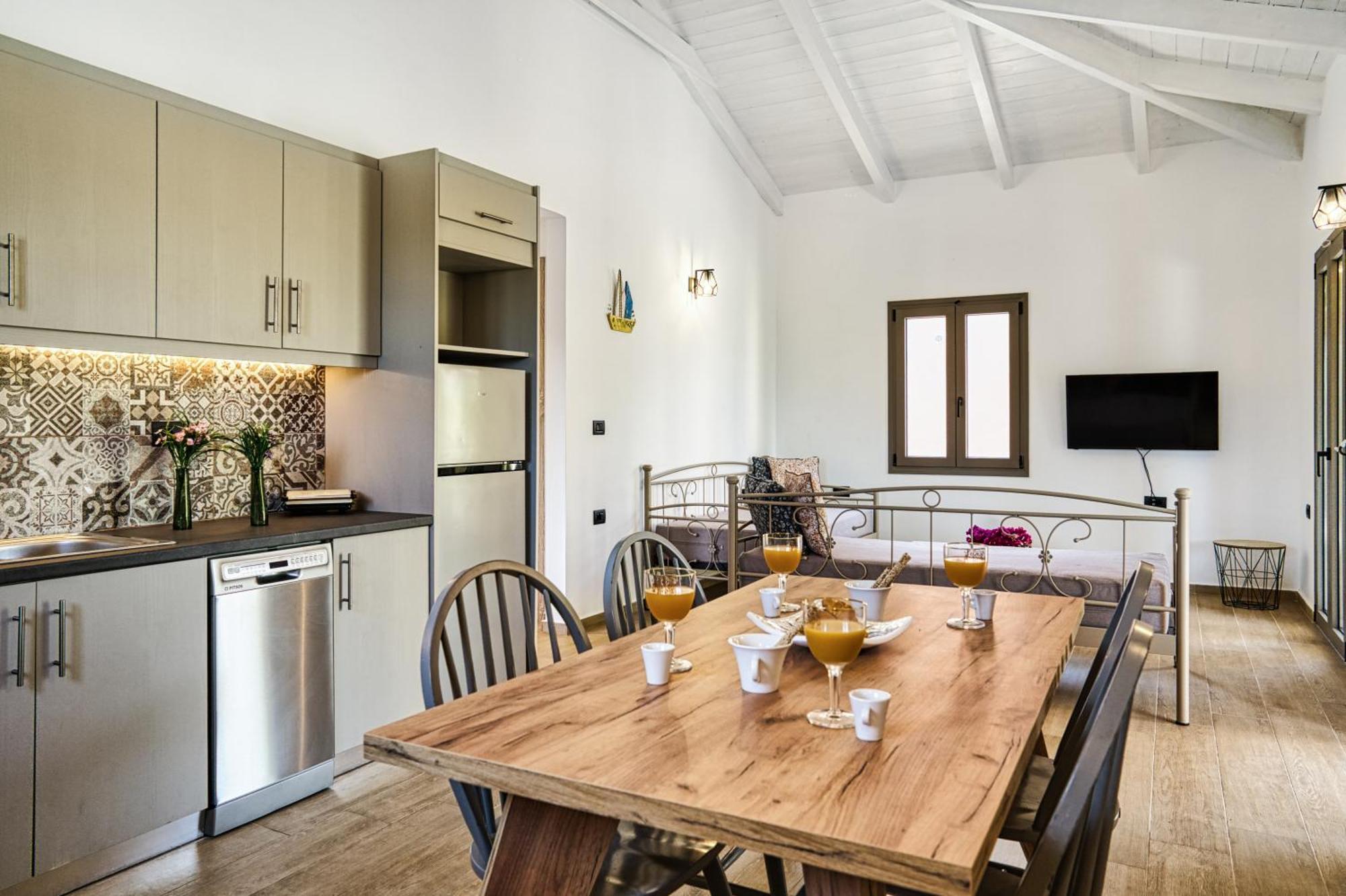 Astarte Villas - Astra Private Villas With Pool Vasilikí エクステリア 写真