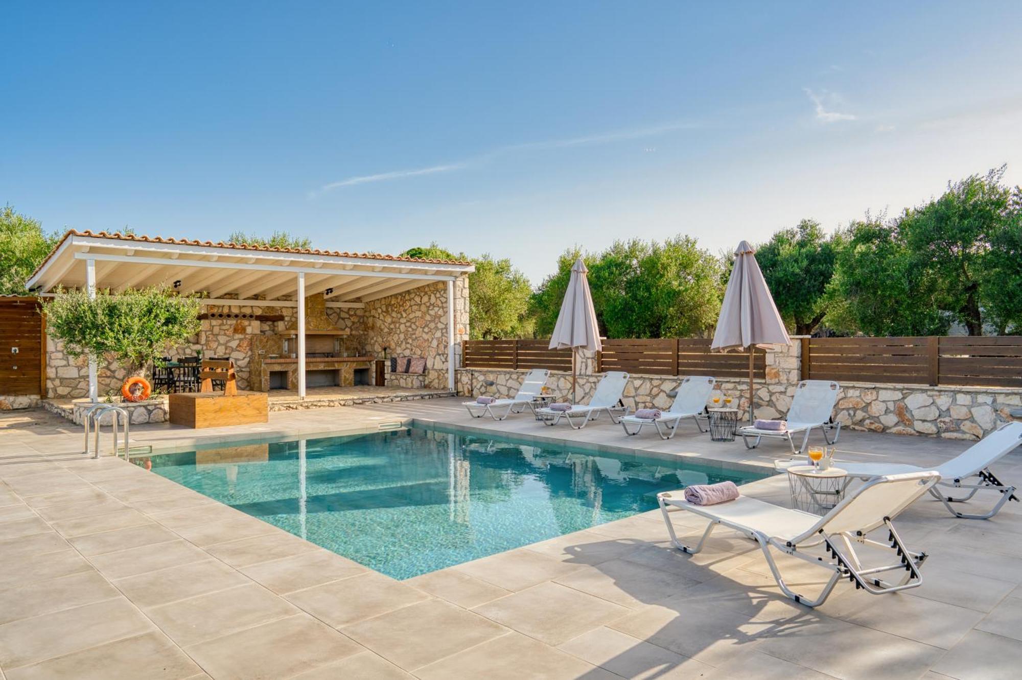 Astarte Villas - Astra Private Villas With Pool Vasilikí エクステリア 写真