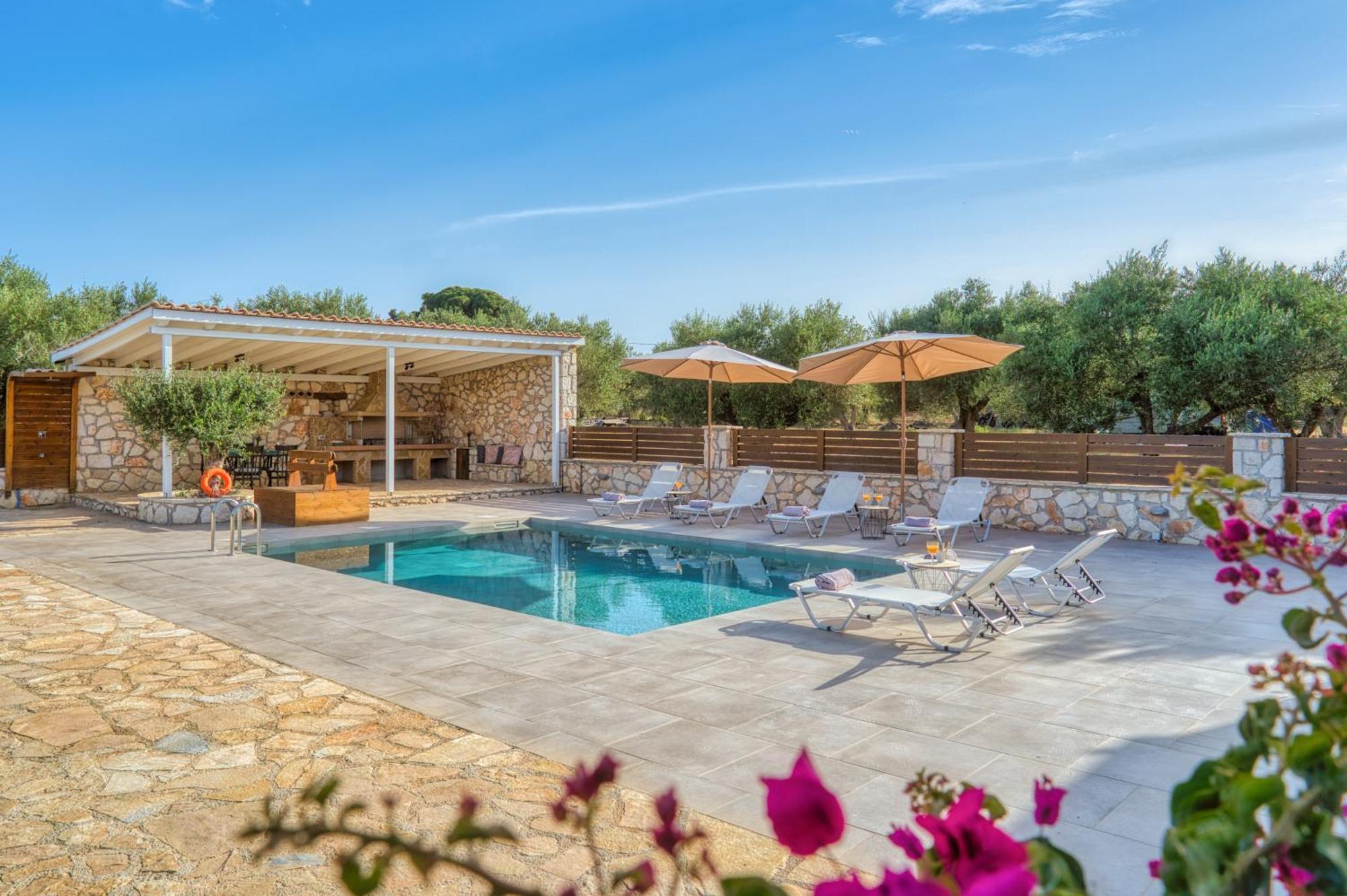 Astarte Villas - Astra Private Villas With Pool Vasilikí エクステリア 写真