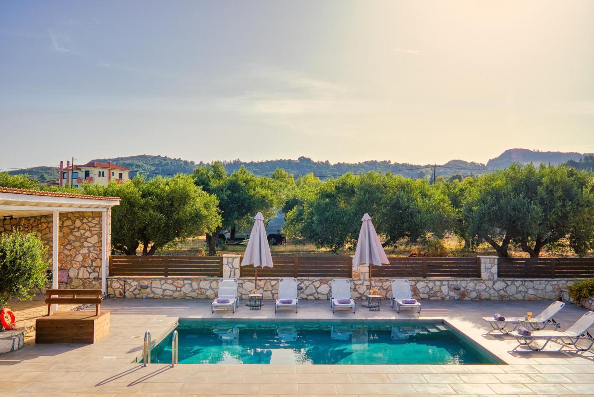 Astarte Villas - Astra Private Villas With Pool Vasilikí エクステリア 写真